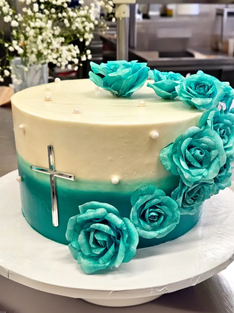 Torta za krizmu-cvijetovi posebno (ukrasi)